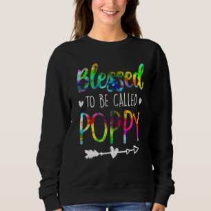 Mens Blessed To Be Called Poppy Fathers Day Poppy  Sweatshirt