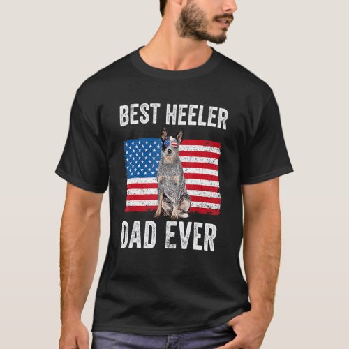 Mens Blue Heeler Dad Australian Cattle Dog  Americ T_Shirt