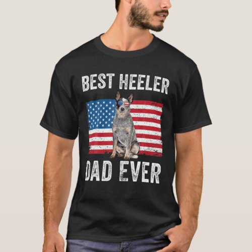 Mens Blue Heeler Dad Australian Cattle Dog Lover A T_Shirt