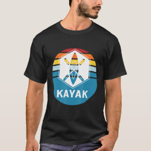 Mens Blue Sunset I Love To Kayak Adventures The Ou T-Shirt