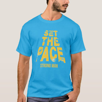 Men's blue T-shirt