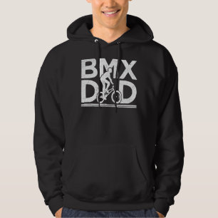 Mens Bmx Bike Bicycle Stunt Bmx Dad Father's Day Hoodie