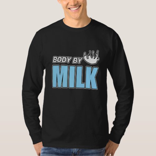 Mens Body By Milk  Strawberry Chocolate Shake Matc T_Shirt