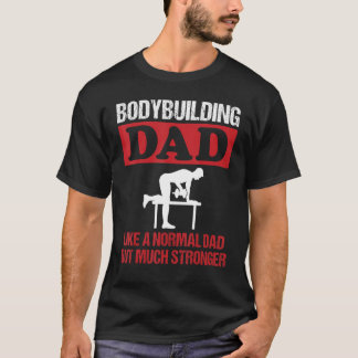 Mens Bodybuilding Dad Dumbbell Rowing Exercise Str T-Shirt