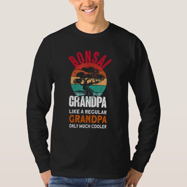 Mens Bonsai Grandpa - Bonsai Tree Japanese Bonsai  T-Shirt (Front)
