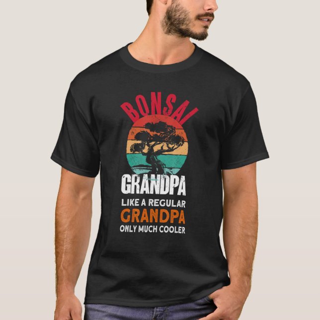 Mens Bonsai Grandpa - Bonsai Tree Japanese Bonsai  T-Shirt (Front)