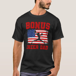 Mens Bonus Cheer Dad Cheerleading Papa T-Shirt