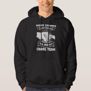 Mens Bonus Grandpa & Step Grandson Step Grandpa Hoodie
