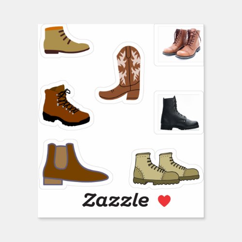 Mens Boot Stickers