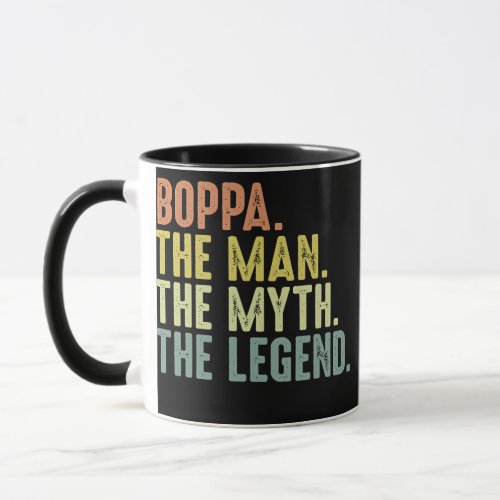 Mens Boppa Shirt for Men Funny Fathers Day Boppa Mug
