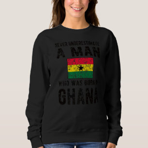 Mens Born In Ghana Ghanaian Flag Ghanaian Roots Sweatshirt