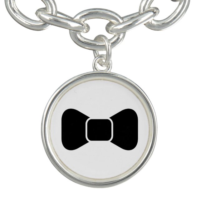 Men's Bow Charm Bracelet (Design)