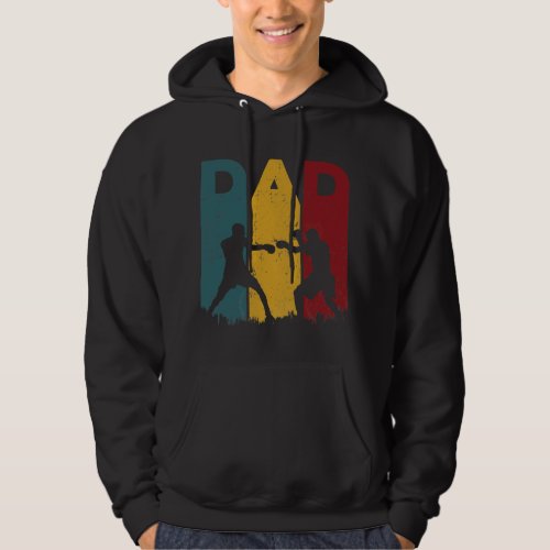 mens   boxing dad boxer fars day hoodie