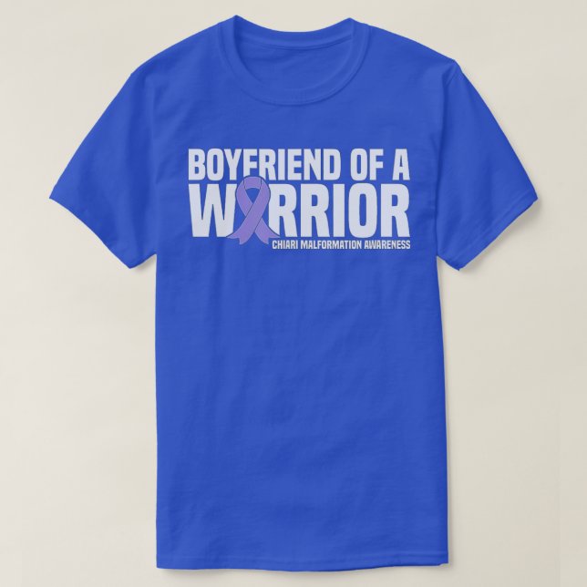 Mens Boyfriend of a Warrior Chiari Malformation Aw T-Shirt (Design Front)