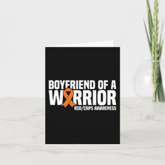 Mens Boyfriend of a Warrior Orange Ribbon RSDCRPS Card