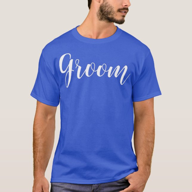 Mens Bride And Groom s Tshirts Tee To Be Just (Front)
