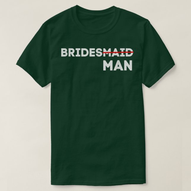Mens BRIDESMAN MATCHING THE BRIDAL PARTY WEDDING B T-Shirt (Design Front)