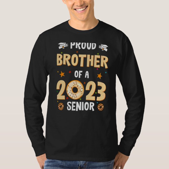 Mens Brother Graduation Class Of 2023 Senior Gradu T-Shirt (Front)