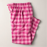 Men&#39;s Bubblegum Color Flannel Pajama Pants at Zazzle