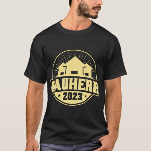 Mens Builders House Construction Manager House Con T_Shirt