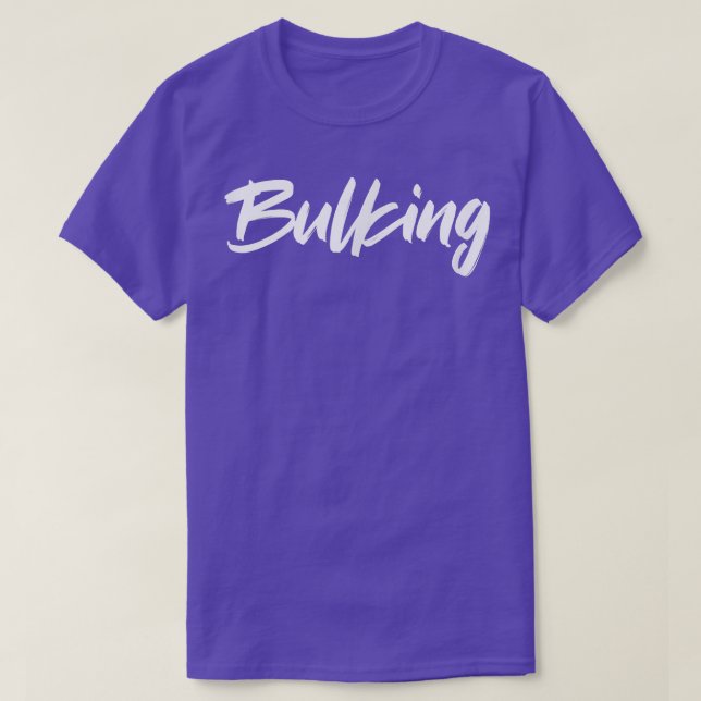Mens BULKING Gym Fitness Workout Bodybuilding Moti T-Shirt (Design Front)