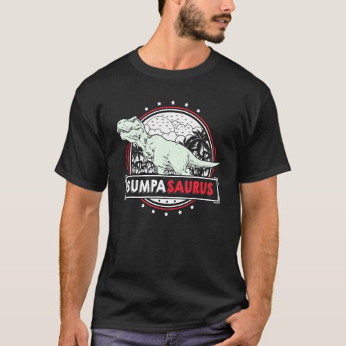 Mens Bumpa Idea From Grandchildren Men Trex Bumpas T_Shirt