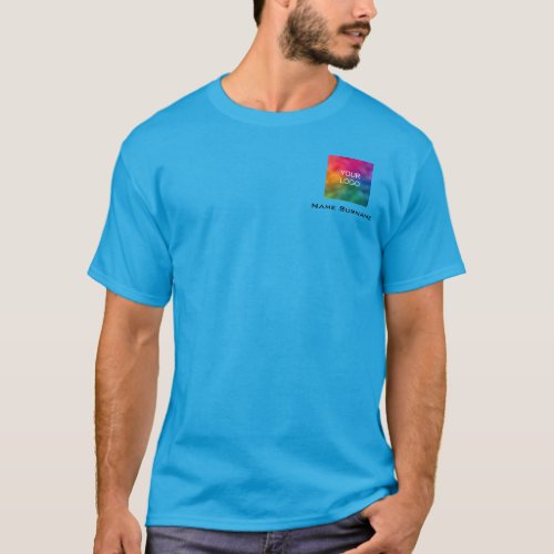 Mens Business TShirts Your Logo Here Employee