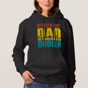 Mens Butterflies or insects Dad Like a Regular Dad Hoodie