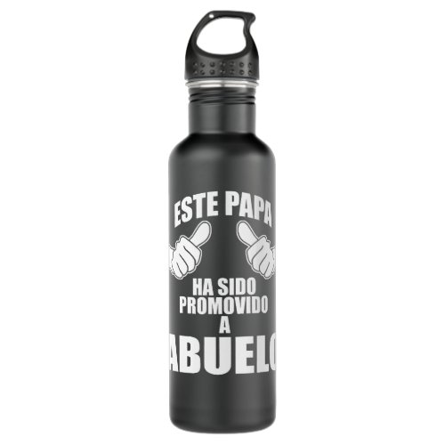 Mens Camiseta de Hombre Mejor Abuelo del Mundo par Stainless Steel Water Bottle