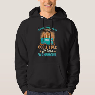 Mens  Camper Camping Tents  Cool Grandpa Driving C Hoodie