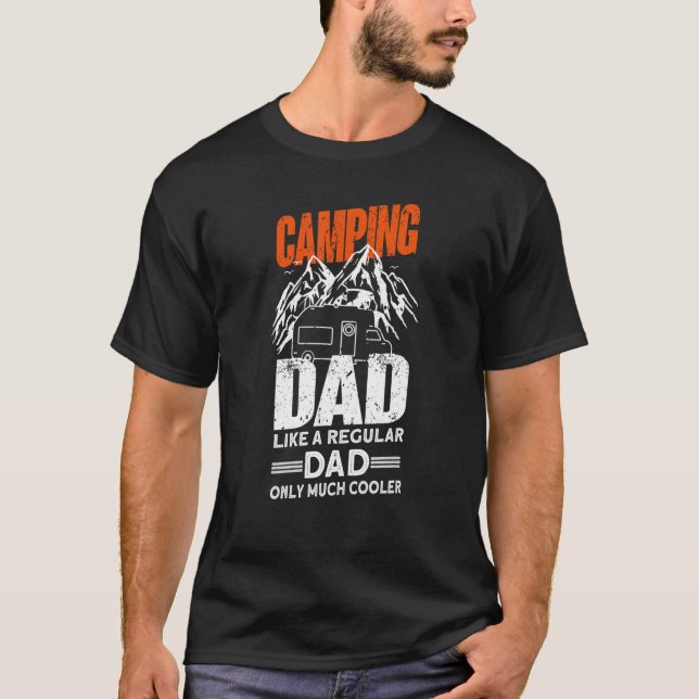 Mens Camping Dad - Camper Caravan Funny Camping_1 T-Shirt (Front)