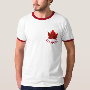 Men's Canada T-Shirt Canada Flag Maple Leaf Shirt