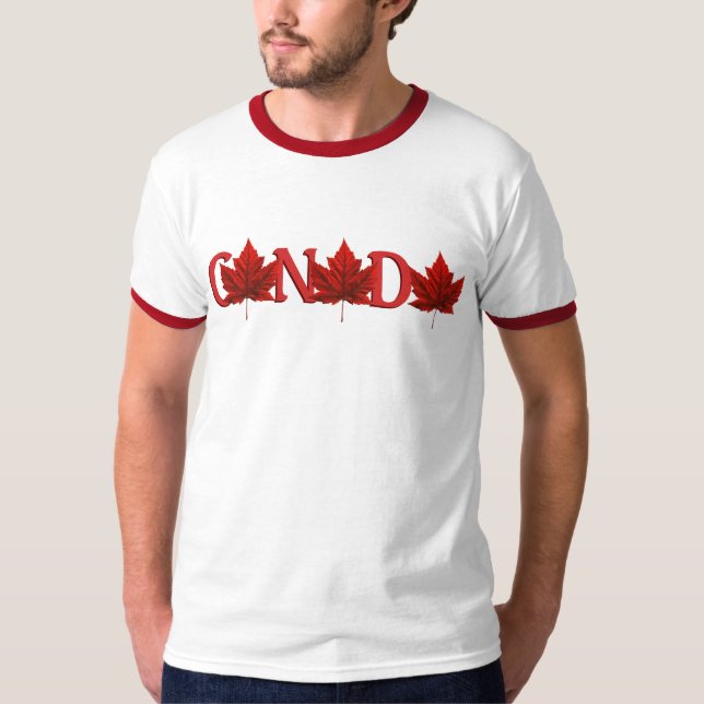 Men's Canada T-shirt Canada Souvenir Shirt (Front)