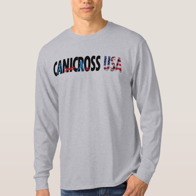 Men's Canicross USA Long Sleeve T-Shirt (Front)