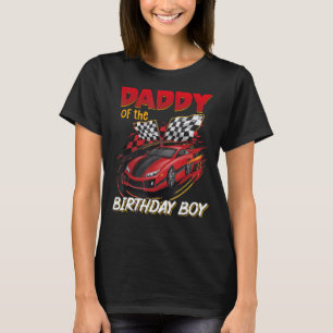 Mens Car Racing Aunt of Birthday Boy Formula Race  T-Shirt