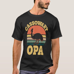 Mens Cassowary Opa Cute Cassowary Party Cassowary T-Shirt