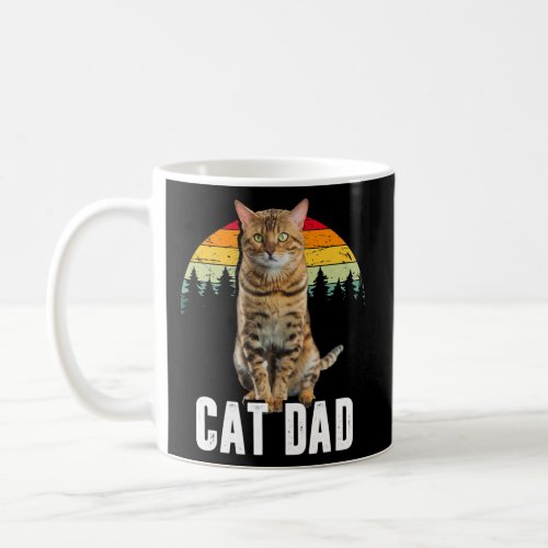 Mens Cat Dad Bengal Cat Cute Kitten Lover Cats Coffee Mug