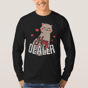 Mens Cat Hug Dealer T-Shirt