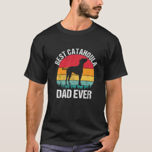Mens Catahoula Dad Vintage Catahoula Leopard Dog D T-Shirt