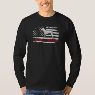 Mens Catahoula Leopard Dad Distressed American Fla T-Shirt