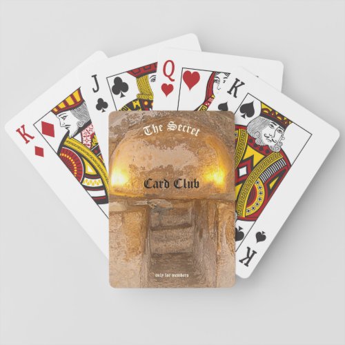 Mens Cave Secret Club Playing Cards Deck