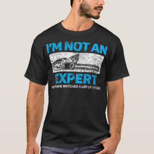 Mens Chainsaw Expert Videos Funny T-Shirt