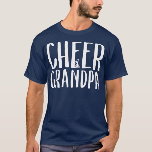 Mens Cheer Grandpa Proud Papaw of Cheerleaders T_Shirt