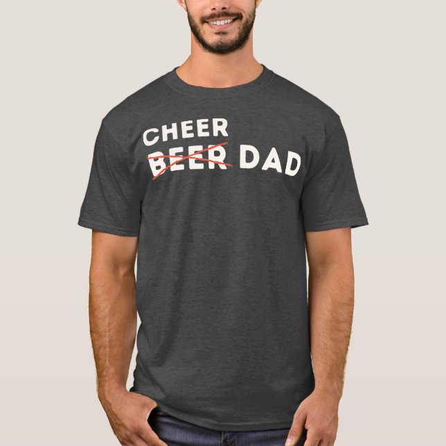 Mens Cheerleading Dad Cheerleader Father T-Shirt (Front)