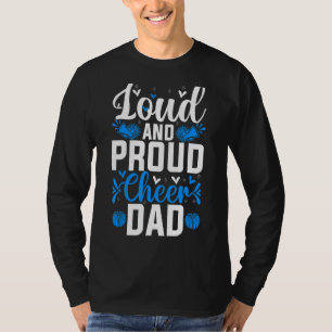 Mens Cheerleading Dad Proud Cheer Dad Cheerleader T-Shirt