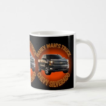 Men's Chevy Silverado Truck Mug. Coffee Mug by interstellaryeller at Zazzle