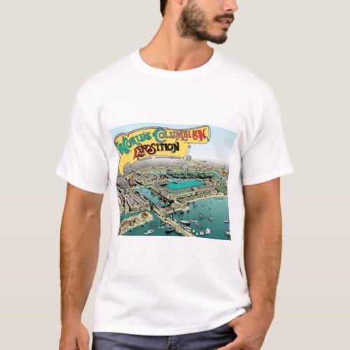 Mens Chicago  Worlds Fair  T_shirt