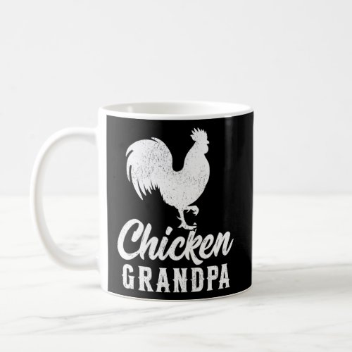 Mens Chicken Farm Farmer  Chicken Grandpa Fathers Coffee Mug