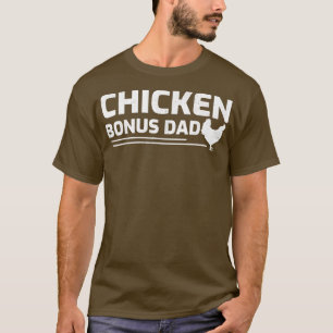 Mens Chicken Farmer Retro Best Chicken Bonus Dad F T-Shirt