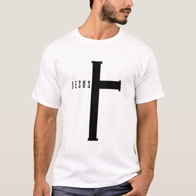 Men's Christian T-Shirt - Jesus Design (Front)